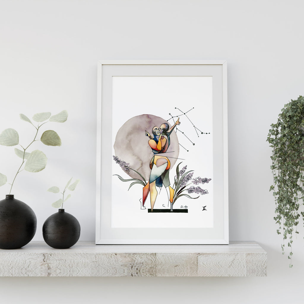 Zodiac Print | Gemini - The Vindur Shop