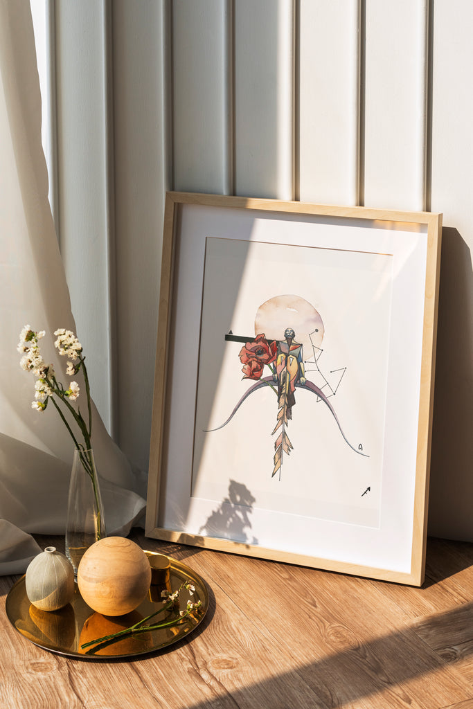 Zodiac Print | Sagittarius - The Vindur Shop